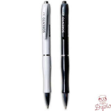 Długopis SORENTO Black- White TT7164 PENMATE