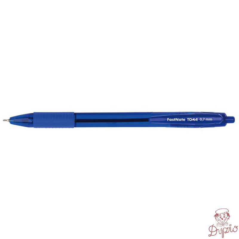 Długopis automatyczny niebieski 0,7mm TO-030 TOMA