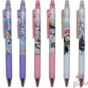 Długopis usuwalny automatyczny 0,5mm niebieski Korean Flower Manga MG AKPJ23006