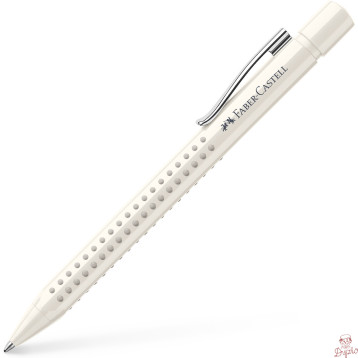 Długopis automatyczny GRIP 2010 kremowy (coconut milk) wkład M niebieski 243908 Faber-Castell