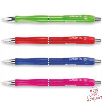 Długopis automatyczny SORENTO COLOUR niebieski 0.7mm mix kolor PENMATE TT7499