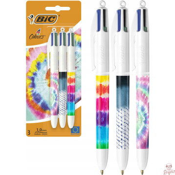 Długopis 4 COLOURS ( 3 sztuki ) mix obudów 503772 BIC