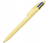 Długopis 4 COLOURS pastel żółty BIC