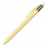 Długopis 4 COLOURS pastel żółty BIC