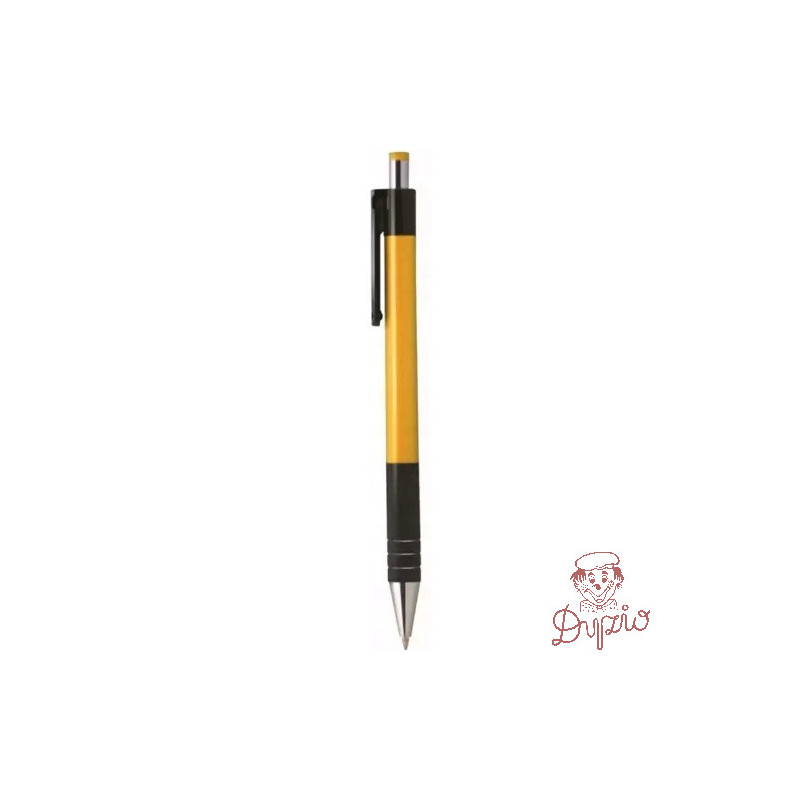 Długopis niebieski 0,7mm obudowa żółta KD940-NY TETIS