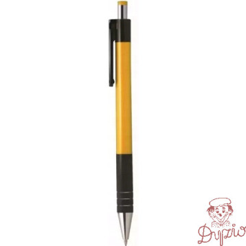Długopis niebieski 0,7mm obudowa żółta KD940-NY TETIS