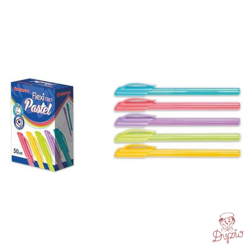 Długopis FLEXI Trio Pastel niebieski TT7893 TADEO
