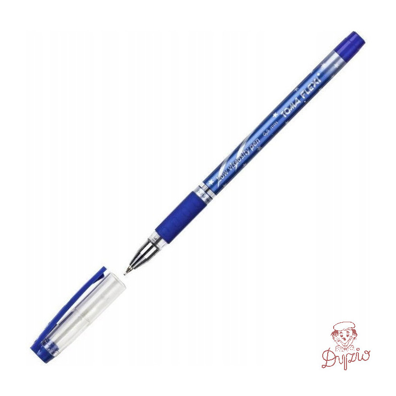 Długopis FLEXI niebieski 0.5mm TO-076 TOMA