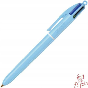 Długopis 4 COLOURS pastel niebieski BIC