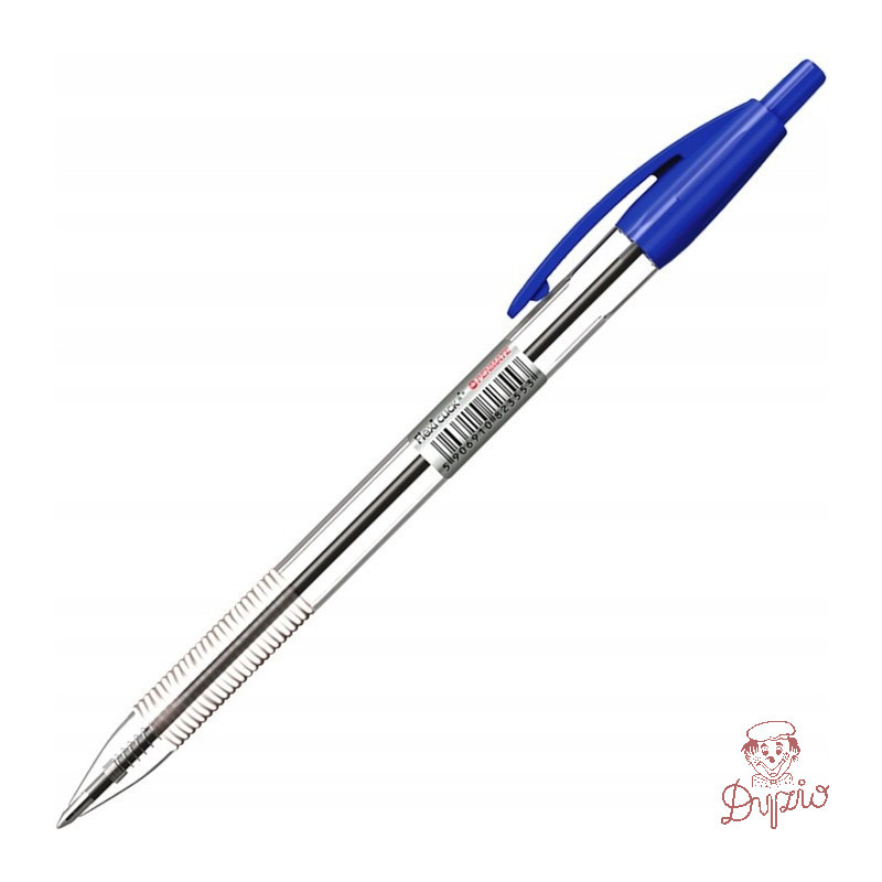 Długopis automatyczny FLEXI click niebieski 1.0mm TT7984 PENMATE