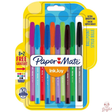 Zestaw długopisów INKJOY 10kol. 1,0mm PAPERMATE 1956751
