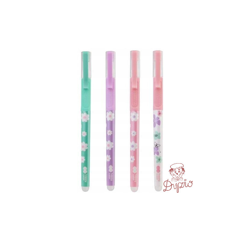 Długopis wymazywalny Pearl Flower 0.5mm niebieski HA 4120 01PF-3 HAPPY COLOR