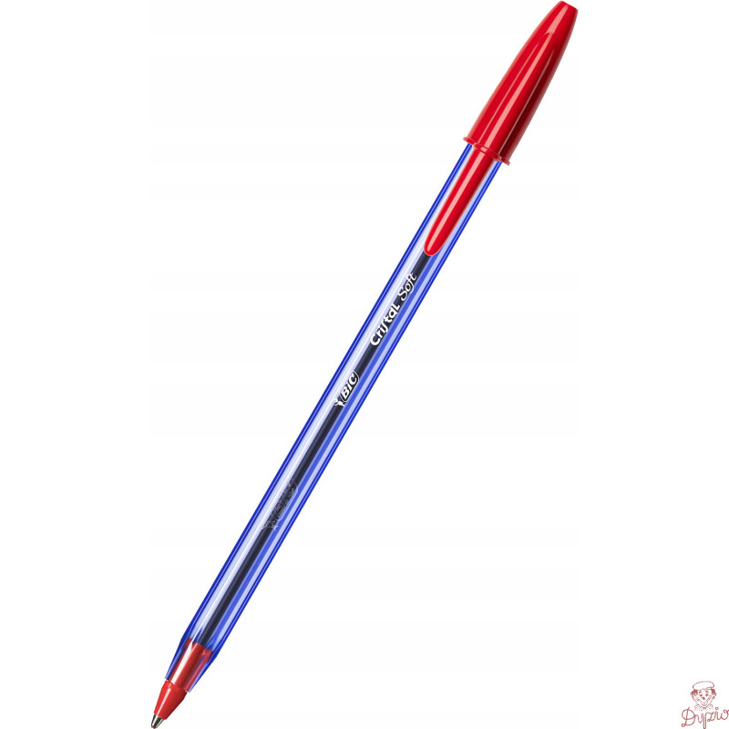 Długopis CRISTAL SOFT czerwony 9185201 BIC