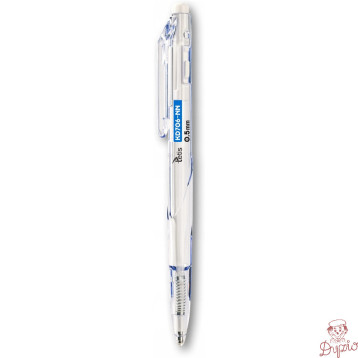 Długopis automatyczny 0,5mm niebieski, niebieska obudowa KD706-NN TETIS