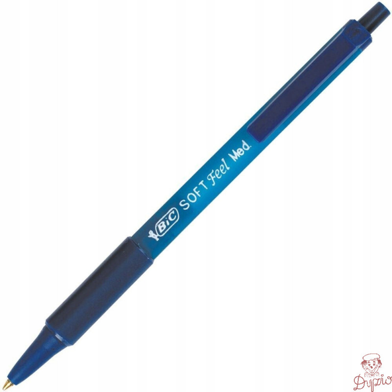 Długopis SOFTFEEL CLIC Grip 1mm niebieski 837398 BIC