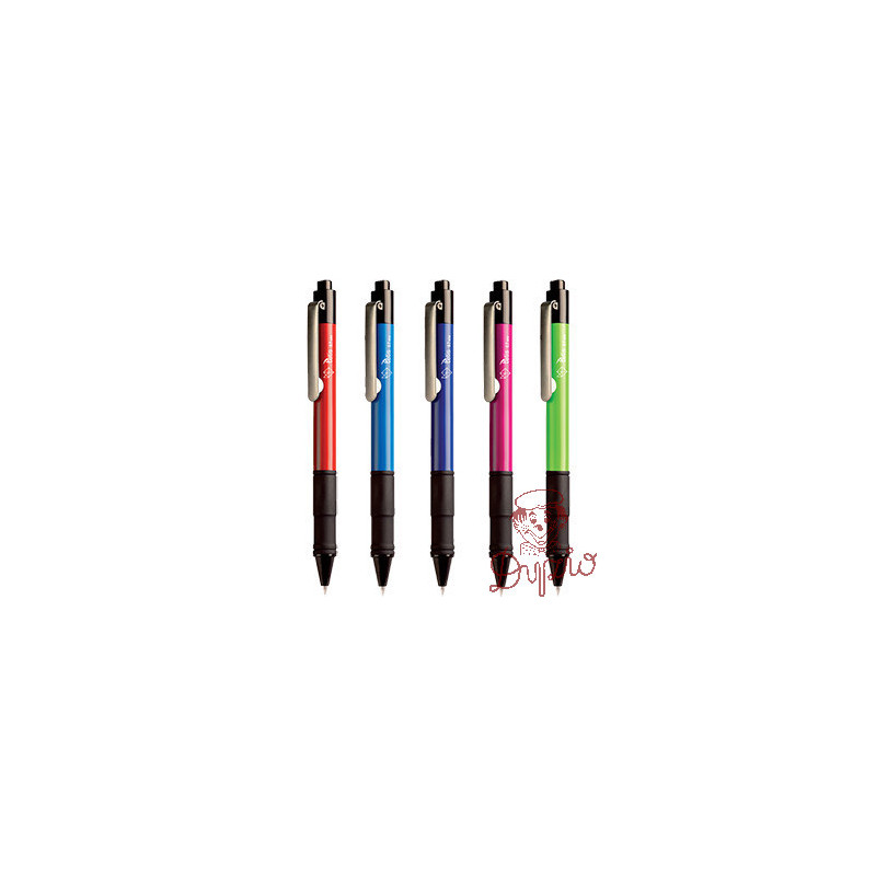 Długopis automatyczny niebieski 0,7mm KD941-NM obudowa mix kolorów TETIS