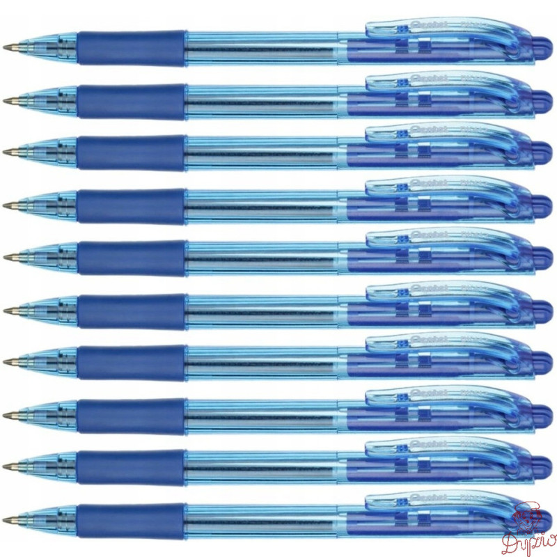Długopis pstrykany WOW BK417 niebieski (10sztuk) PENTEL
