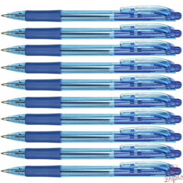 Długopis pstrykany WOW BK417 niebieski (10sztuk) PENTEL
