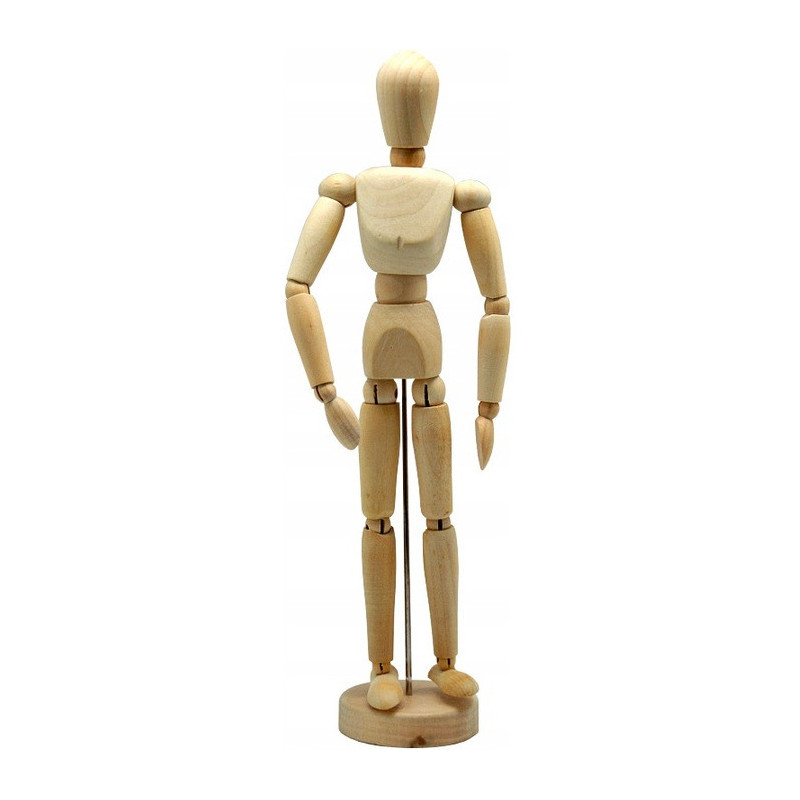 Manekin drewn.30,5cm-model postaci ludzkiej A12203