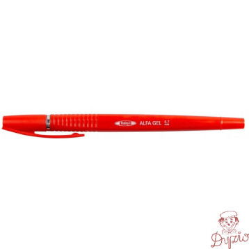 Długopis żelowy ALFA ROLLER GEL czerwony 79224 TODAYS