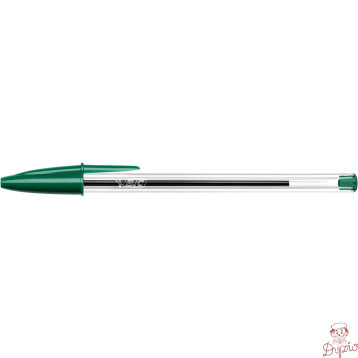 Długopis BIC CRISTAL zielony 1mm 875976