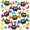 Naklejki piankowe HALLOWEEN kolorowe nietoperze PVH4 BREWIS