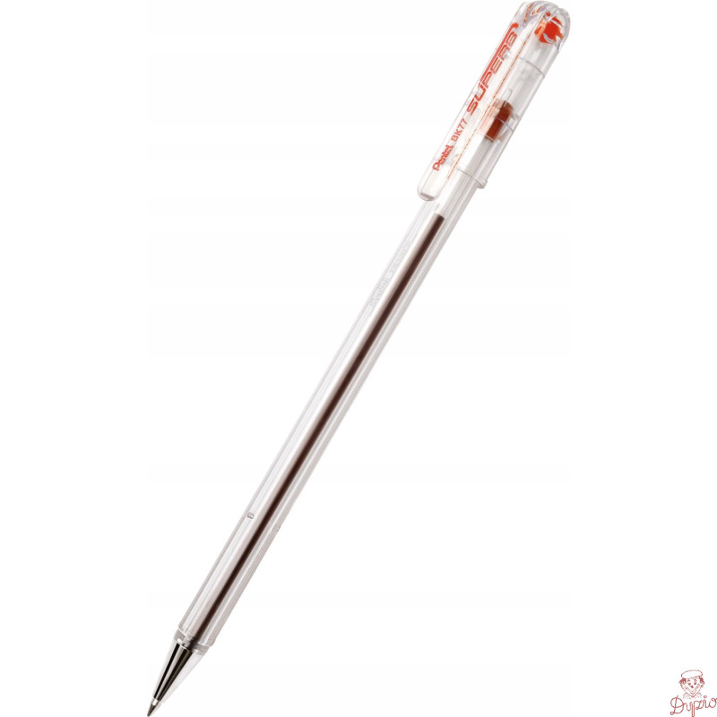 Długopis SUPERB BK77 czerwony PENTEL