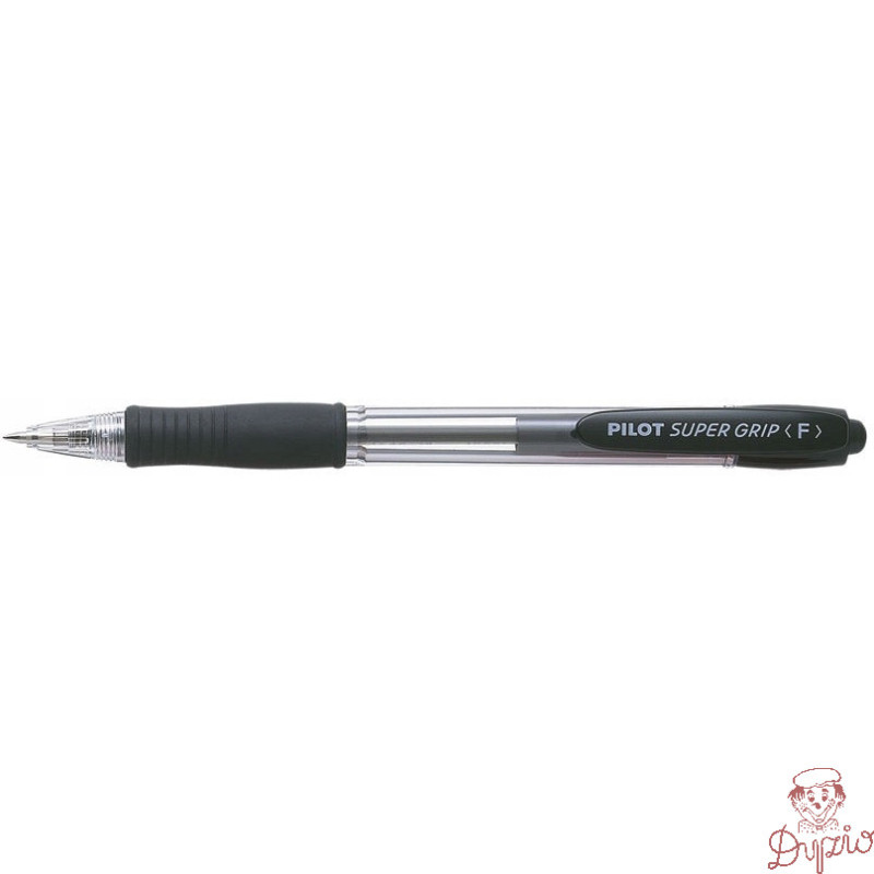 Długopis olejowy PILOT SUPER GRIP czarny PIBPGP-10R-B