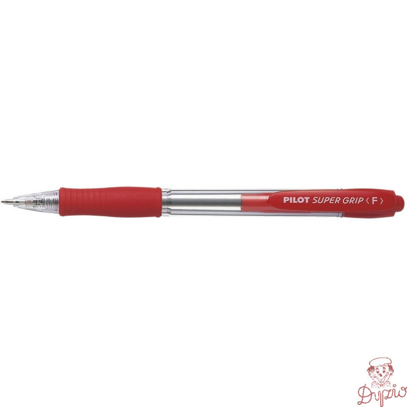 Długopis olejowy PILOT SUPER GRIP czerwony PIBPGP-10R-R