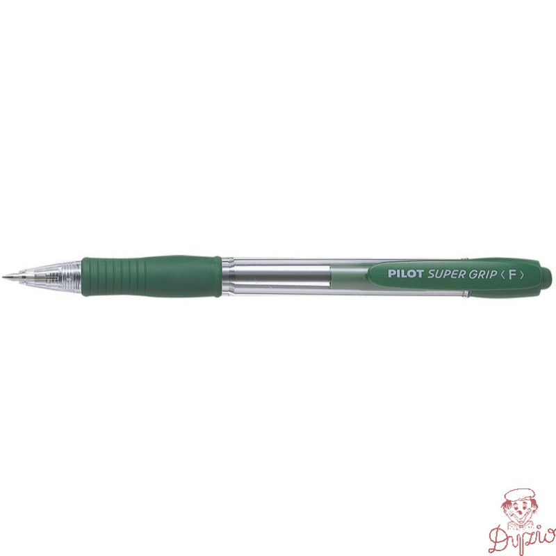Długopis olejowy PILOT SUPER GRIP zielony PIBPGP-10R-G