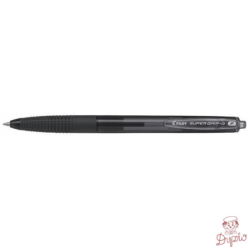 Długopis olejowy automatyczny czarny PILOT SUPER GRIP BPGG-8R-F-BB