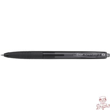 Długopis olejowy automatyczny czarny PILOT SUPER GRIP BPGG-8R-F-BB