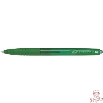 Długopis olejowy automatyczny PILOT SUPER GRIP zielony BPGG-8R-F-GG