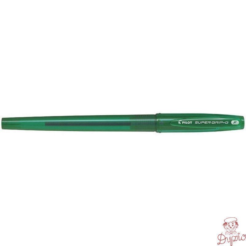 Długopis olejowy ze skuwką PILOT SUPER GRIP zielony BPS-GG-F-G