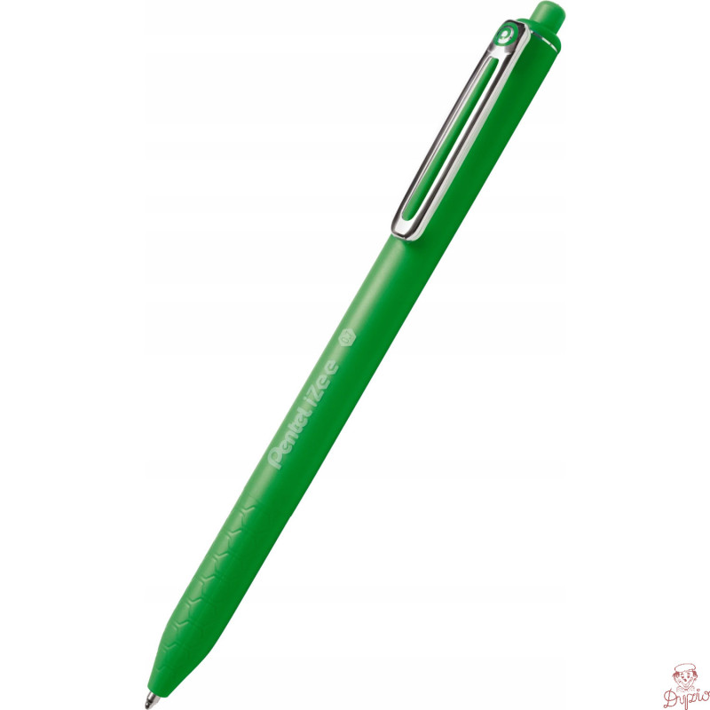 Długopis IZEE 0.7 zielony BX467-D PENTEL z tuszem low viscosity