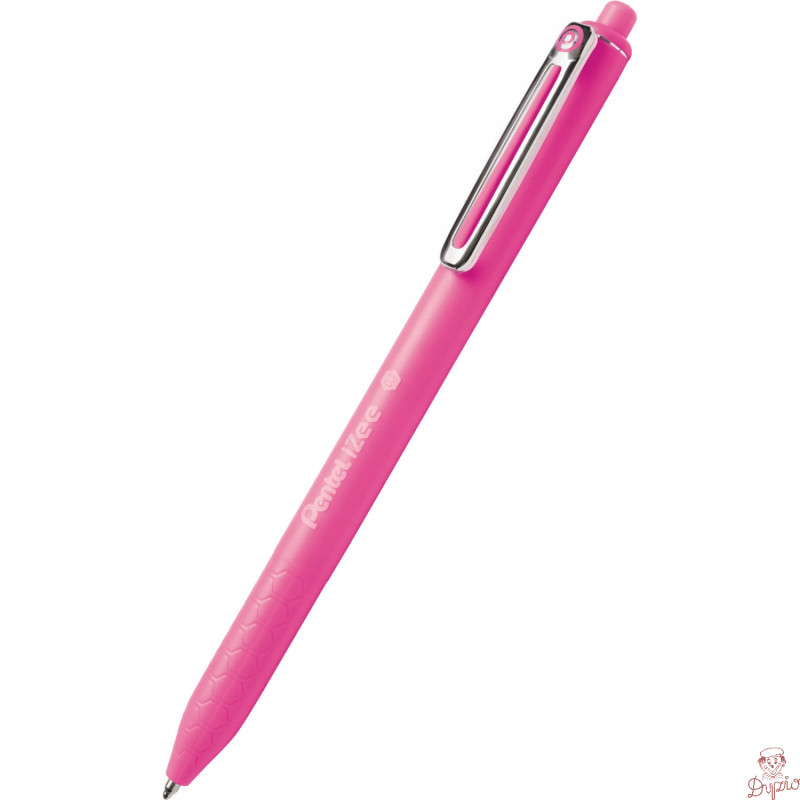 Długopis IZEE 0.7 różowy BX467-P PENTEL z tuszem low viscosity