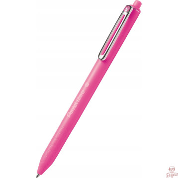 Długopis IZEE 0.7 różowy BX467-P PENTEL z tuszem low viscosity