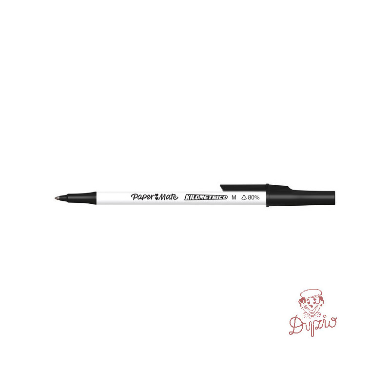 Długopis czarny 1.0mm Paper Mate Kilometrico 2187701