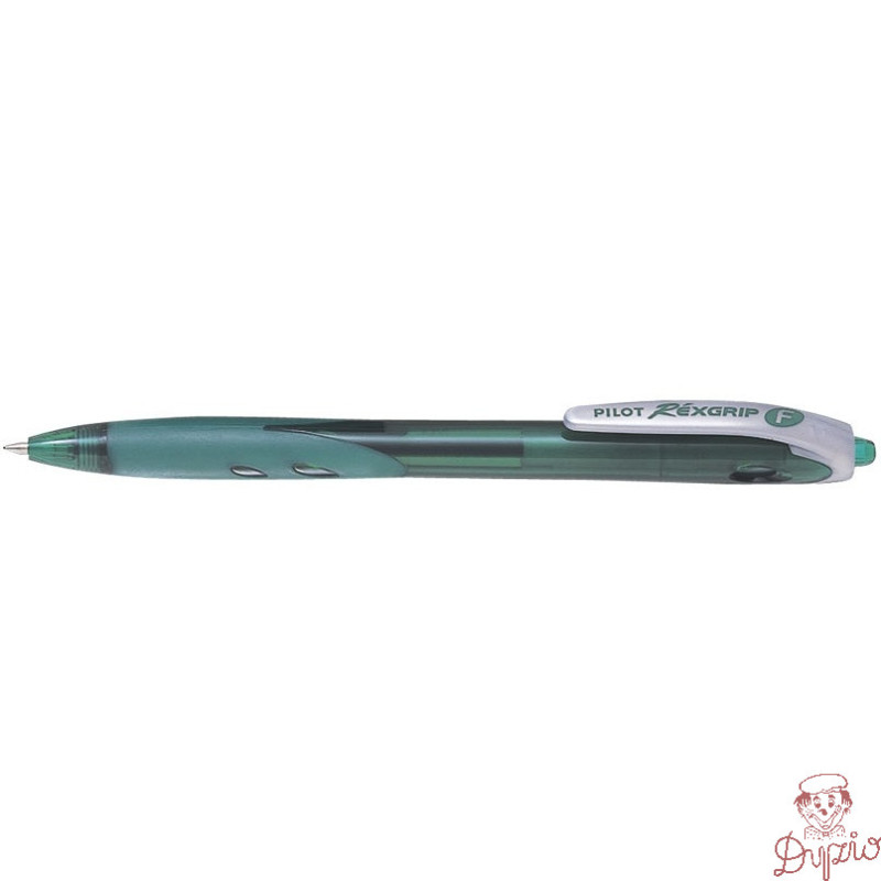 Długopis olejowy PILOT REXGRIP zielony PIBPRG-10R-G