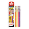 Długopis żelowy MATTEHOP 1,0mm (4 szt.) K110V-ST4FGPVPL PENTEL