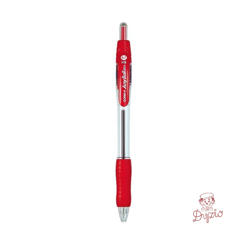 Długopis DONG-A SHABITY-S/ANYBALL czerwony TT5430