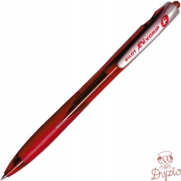 Długopis olejowy PILOT REXGRIP czerwony PIBPRG-10R-R
