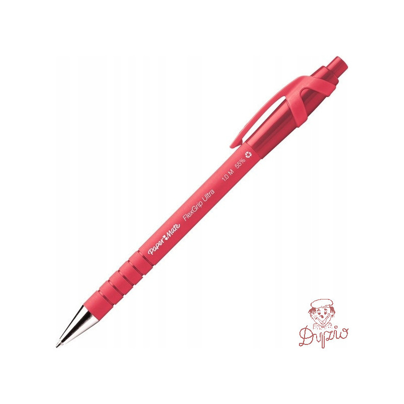 Długopis automatyczny FLEXGRIP ULTRA RT czerwony PAPER MATE S0190413