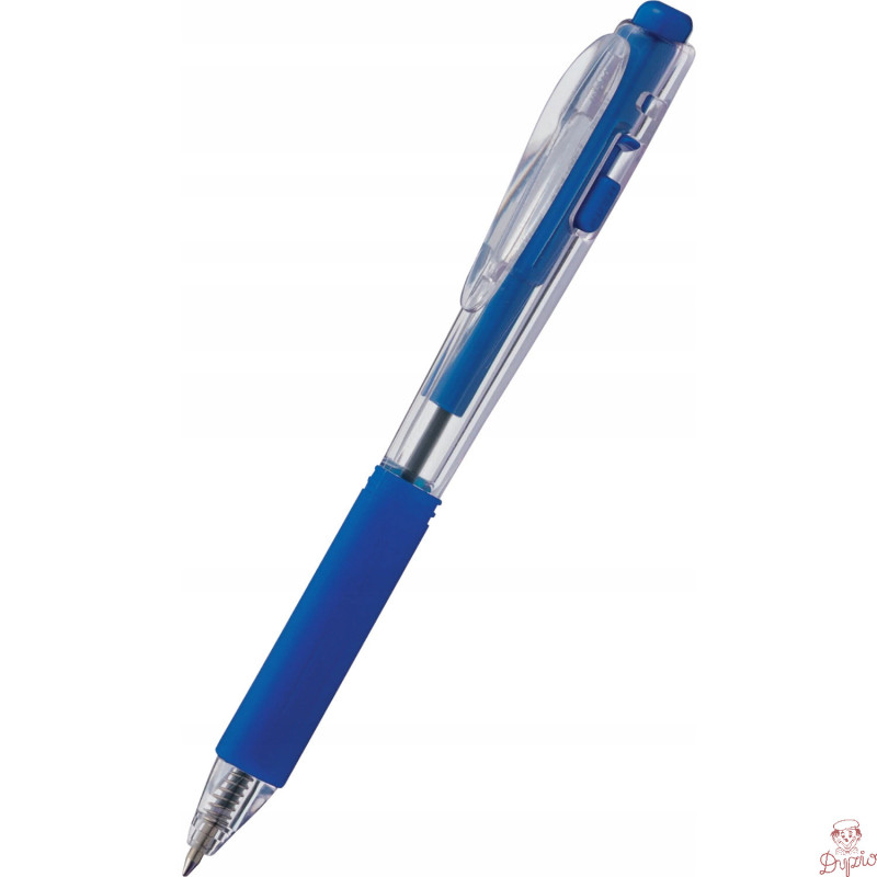 Długopis PENTEL BK437 z gumowym uchwytem automatyczny niebieski