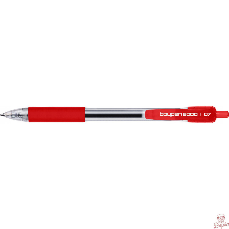 Długopis pstrykany BOY PEN-6000 czerwony 443-001 RYSTOR