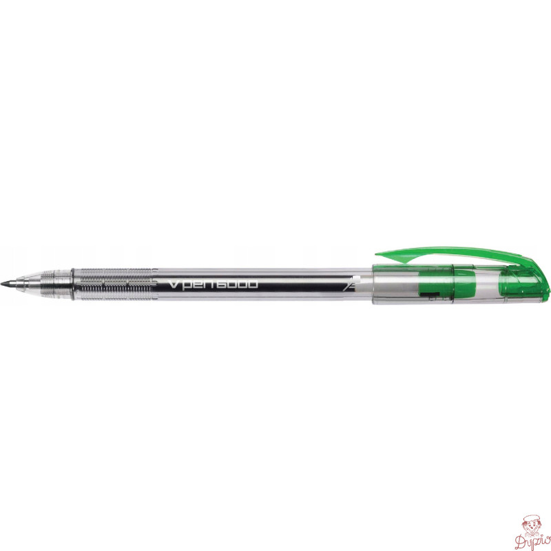 Długopis V`PEN-6000/D 0,7mm zielony 439-003 RYSTOR