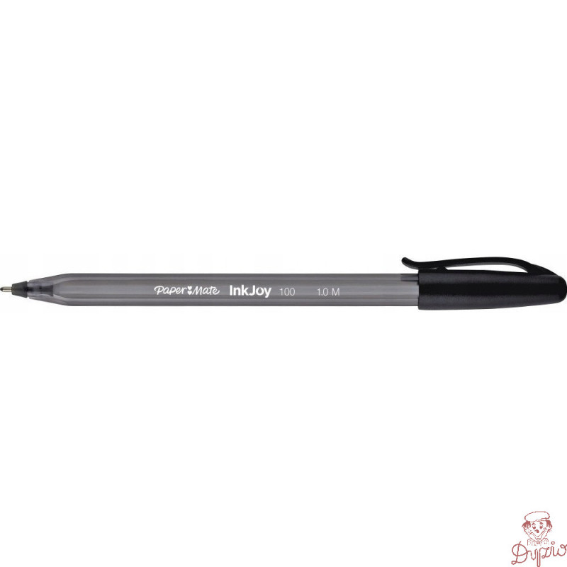 Długopis INKJOY 100 CAP M czarny 1mm PAPER MATE S0957120