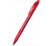 Długopis automatyczny WOW BK417/B czerwony PENTEL z gumowym uchwytem