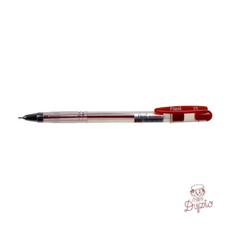 Długopis FLEXI czerwony TT7040 PENMATE