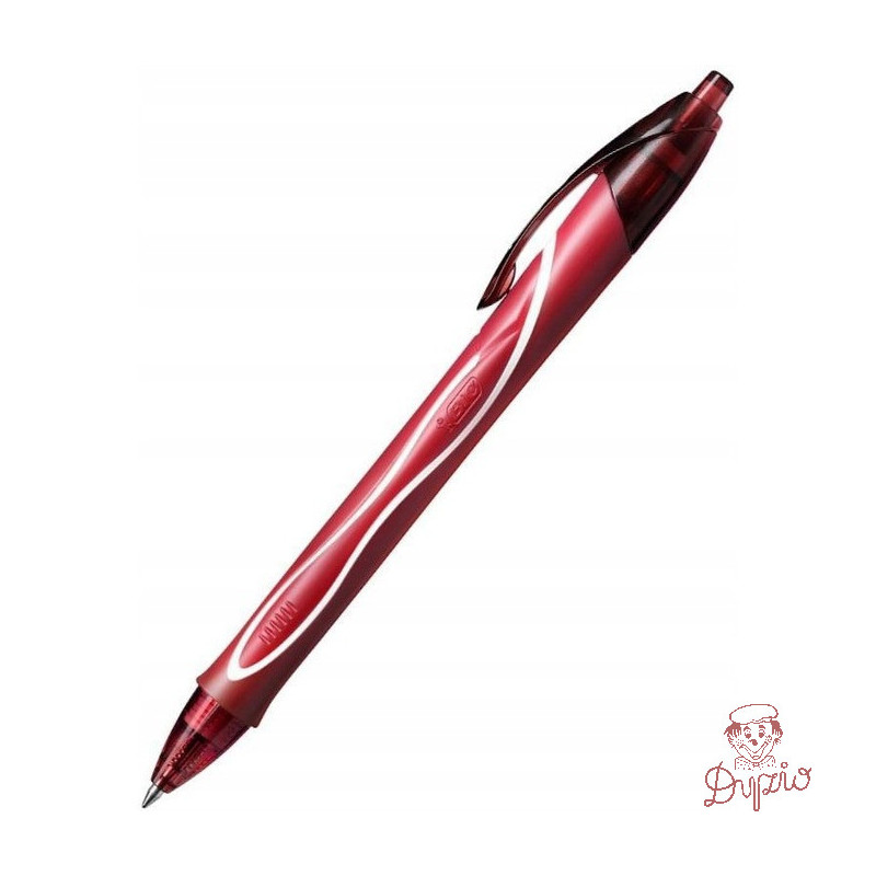 Pióro żelowe Gelocity QUICK DRY czerwony 949874 BIC